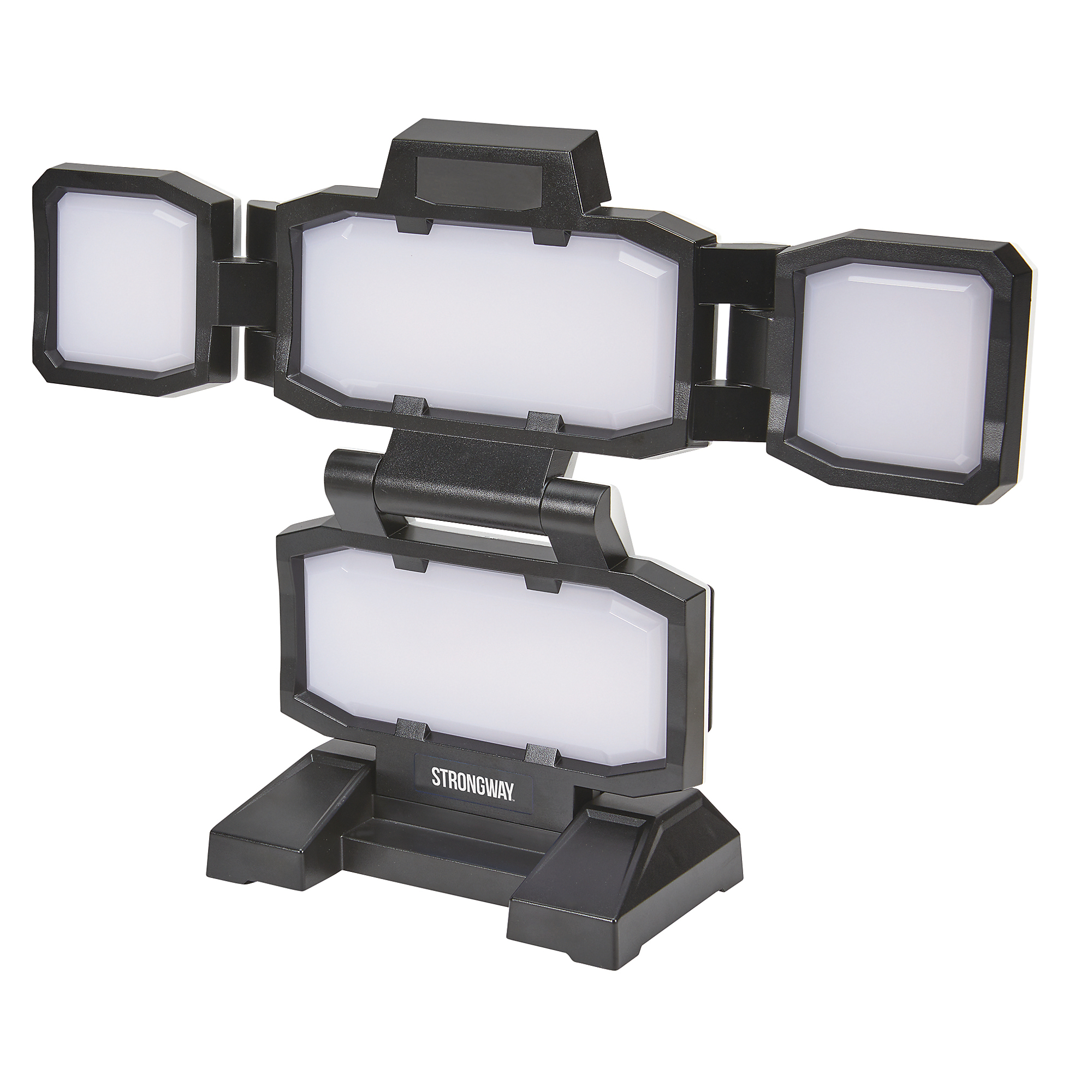 Strongway 10,000-Lumen 4-Head LED Portable Worklight, 95 Watts, 120V, 5000K